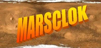 Marsclok over Mars Image